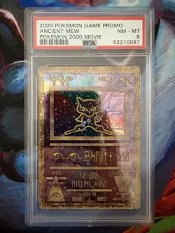 2000 POKEMON GAME MOVIE POKEMON 2000 MOVIE ANCIENT MEW PSA 8 - Image 1