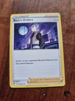 Pokemon Boss's Orders 132/172 Brilliant Stars Regular Rare from battle box - Image 1