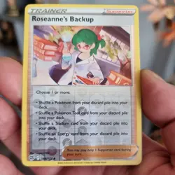 Pokemon TCG Roseanne's Backup Reverse Holo Brilliant Stars 148/172 Uncommon - Image 1