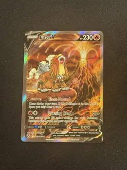 Entei v Crown Zenith Galarian Gallery Holo Ultra Rare Pokemon TCG GG36/GG70 - Image 1