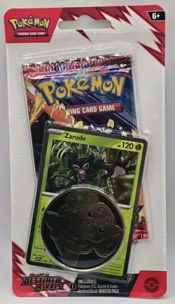 Pokemon TCG: Scarlet & Violet - Destined Rivals Checklane Blister - Zarude - Image 1