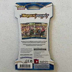 Pokemon XY Breakpoint x2 Sleeved Hanger Booster Pack New Sealed UK - Image 3