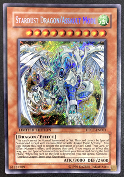 Yu-gi-oh! Stardust Dragon/Assault Mode Limited Edition Secret Rare DPCT-EN003 - Image 1
