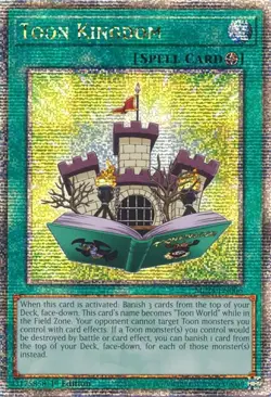 Yugioh! LP Toon Kingdom - MP24-EN006 - Quarter Century Secret Rare - 1st Edition - Image 1