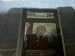 One piece cards sanji OP01 - 013 Premium collection 25th edition SGC Graded 10 - Image 3