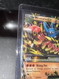 Pokemon TCG M Lucario EX Holo Card 55/111 XY-Furious Fists - Image 2