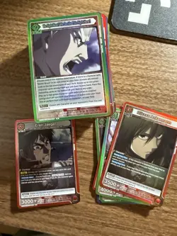 Union Arena TCG UE10BT Attack On Titan 877 Card Bulk Lot English C/UC/R - Image 1