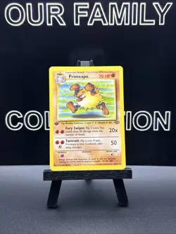 💥 Primeape 43/64 Jungle 1st Edition Regular Pokemon 1999 Vintage Card - Image 1