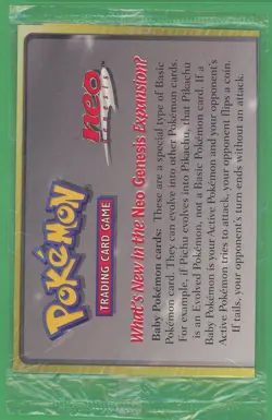 Neo Genesis Sealed Pokemon Promo Card (2000) Marill #29 F - Image 1