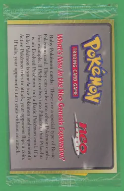 Neo Genesis Sealed Pokemon Promo Card (2000) Marill #29 G - Image 1