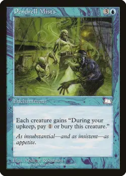 Pendrell Mists Weatherlight HEAVILY PLD Blue Rare MAGIC GATHERING CARD ABUGames - Image 1