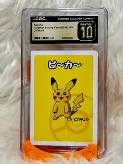 Pikachu Old Maid 2019 Japanese Pokemon Card CGC Pristine 10 - SSPC000000124 - Image 1