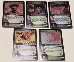 2000 Dragon Ball Z Gohan Foil Cards #37,44,46,74,149 Lot - Image 1