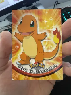 1999 Pokemon Topps Series 1 Einzelkarte Single Card - # 04 Charmander - Image 1