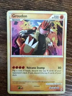 Groudon 2011 Call of Legends 6/95 Holo Pokemon Card - Image 1