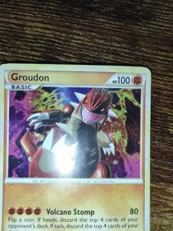 Groudon 2011 Call of Legends 6/95 Holo Pokemon Card - Image 3