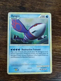 Kyogre 2011 Call of Legends 12/95 Holo Pokemon Card - Image 1