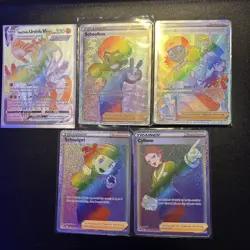 Rainbow Secret Rare Pokemon Card Collection Lot - Image 1