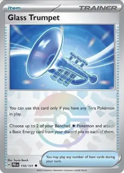 Glass Trumpet (Poke Ball) - 110/131 - Pokemon Card Prismatic Evolutions - NM - Image 1