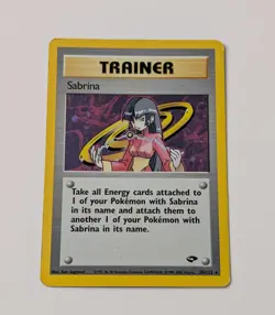 Pokemon TCG Sabrina Trainer Gym Challenge Holo Card 20/132 Rare - Image 1