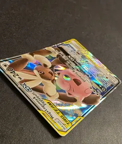 Pokemon TCG Mega Lopunny & Jigglypuff GX 165/236 Cosmic Eclipse Holo Card NM - Image 3