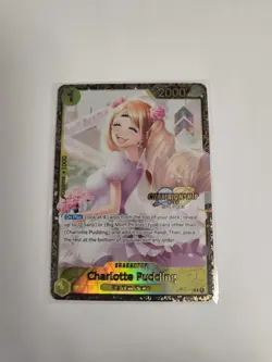 Charlotte Pudding OP03-112 Championship 2024 Prize Promo Sealed One Piece Card - Image 1