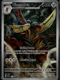 Kingambit Promo SV: Scarlet & Violet Promo Cards 130 NM - Image 1