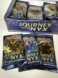 Magic the Gathering Journey into Nyx 36 Booster Box (damaged Box/sealed Cards) - Image 2