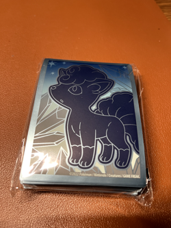 65 Ct Silver Tempest ETB Alolan Vulpix Card Sleeves Sealed Pokemon - Image 1