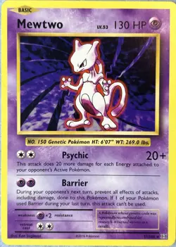 Mewtwo 51/108 XY Evolutions Pokemon TCG Card Psychic Type LP (A) - Image 1