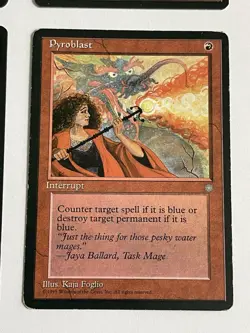 4x Pyroblast Ice Age MTG Cards Common Instant Magic Playset x4 MP - Image 5