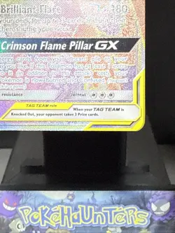 Pokemon Card Charizard & Braixen GX 251/236 Cosmic Eclipse Secret Rare NM - Image 4