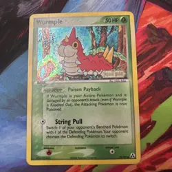 Wurmple 70/92 Legend Maker Stamped Reverse Holo Card LP Condition - Image 1