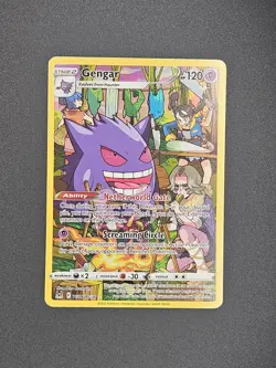 Pokemon TCG Gengar TG06/TG30 Rare Lost Origin Trainer Gallery Holo Full Art Card - Image 1