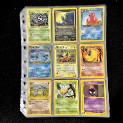 Old Pokemon Cards VINTAGE Rare Collection binder Holo WOTC 1999 Shadowless - Image 1