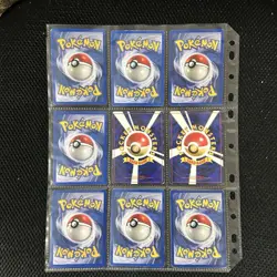 Old Pokemon Cards VINTAGE Rare Collection binder Holo WOTC 1999 Shadowless - Image 2