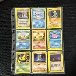 Old Pokemon Cards VINTAGE Rare Collection binder Holo WOTC 1999 Shadowless - Image 3