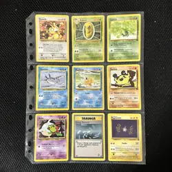Old Pokemon Cards VINTAGE Rare Collection binder Holo WOTC 1999 Shadowless - Image 5