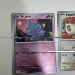 Pokemon TCG MISCUT ERROR Reverse Holo Card Lot Of 10 - Journey Together - Image 2