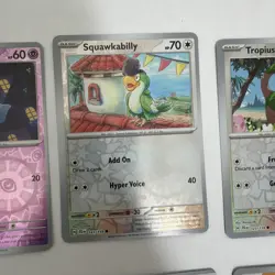 Pokemon TCG MISCUT ERROR Reverse Holo Card Lot Of 10 - Journey Together - Image 3