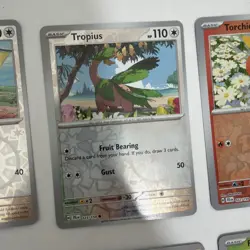 Pokemon TCG MISCUT ERROR Reverse Holo Card Lot Of 10 - Journey Together - Image 4