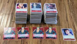 One Piece TCG OP-01 Mixed Lot of 565 Japanese Trading Cards - Red Cards Only! - Image 3