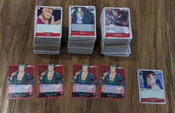 One Piece TCG OP-01 Mixed Lot of 565 Japanese Trading Cards - Red Cards Only! - Image 5