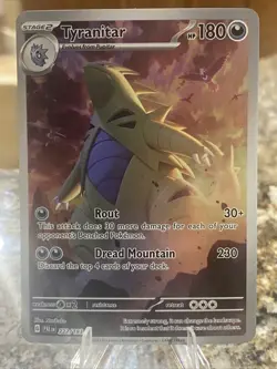 Tyranitar 222/193 SV02: Paldea Evolved Illustration Rare Pokemon Card 🔥 - Image 1