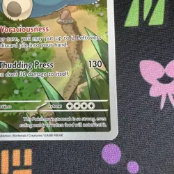 Pokemon Snorlax SVP 051 Holo Black Star Promo Card Scarlet & Violet 151 - Image 4
