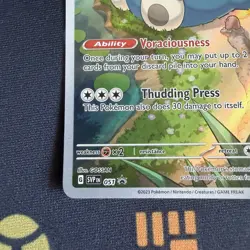 Pokemon Snorlax SVP 051 Holo Black Star Promo Card Scarlet & Violet 151 - Image 5