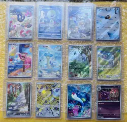 Pokemon TGC - 11x Japanese AR Cards Bundle FULL ART RARE + lots of extras - Image 1