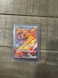 Pokemon TCG Team Rockets Moltres EX Holo Card 229/182 Sir Destined Rivals - Image 2