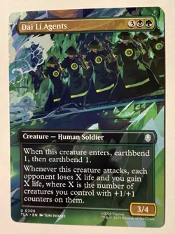 Dai Li Agents (Borderless) 306 MTG Avatar TLA NM - Image 1