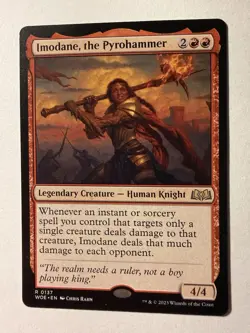 Imodane, the Pyrohammer - 137 - WOE - NM - MTG Magic the Gathering - Image 1